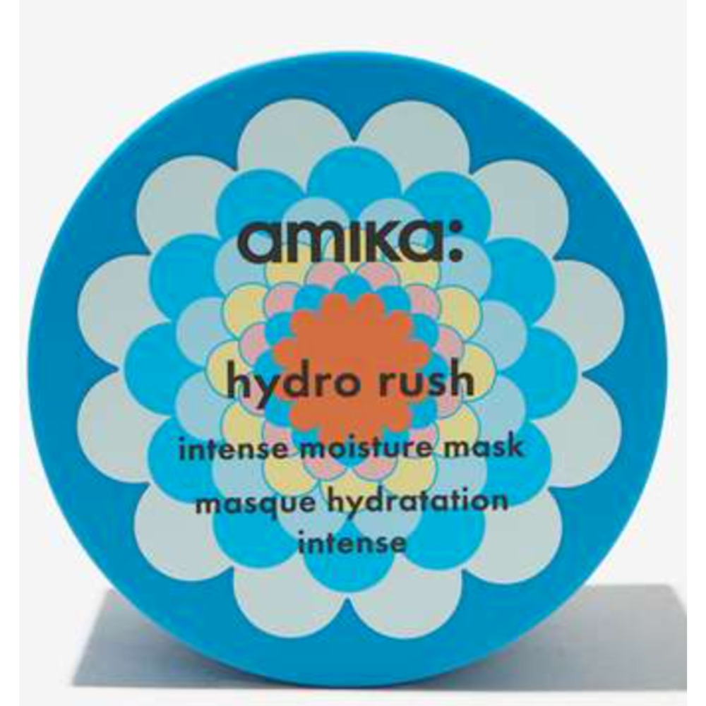 SOLD Amika Hydro Rush Intense Moisture Hair Mask with Hyaluronic Acid - 8 oz NEW - Picture 2 of 5